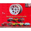 1 Felge Minilite 9x13 4x100 Opel Volkswagen BMW 1502  1502 1602 1802 2002 tii 3 E21 Kadett B-C Manta Ascona A-B GT Olymp