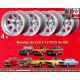4 wheels Minilite 9x13 4x100 Opel Volkswagen BMW 1502  1502 1602 1802 2002 tii 3 E21 Kadett B-C Manta Ascona A-B GT Olym