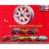 1 jante Minilite 5.5x13 4x100 BMW Opel Volkswagen  1502  1502 1602 1802 2002 tii 3 E21 Kadett B-C Manta Ascona A-B GT Ol