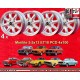 4 wheels Minilite 5.5x13 4x100 BMW Opel Volkswagen  1502  1502 1602 1802 2002 tii 3 E21 Kadett B-C Manta Ascona A-B GT O