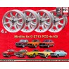 4 jantes Minilite 6x13 4x100 Opel Volkswagen BMW 1502  1502 1602 1802 2002 tii 3 E21 Kadett B-C Manta Ascona A-B GT Olym