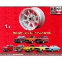 1 jante Minilite 7x13 4x100 Opel Volkswagen BMW 1502  1502 1602 1802 2002 tii 3 E21 Kadett B-C Manta Ascona A-B GT Olymp