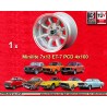 1 wheel Minilite 7x13 4x100 Opel Volkswagen BMW 1502  1502 1602 1802 2002 tii 3 E21 Kadett B-C Manta Ascona A-B GT Olymp