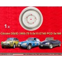 1 cerchio OE 5.5x15 ET40 5x160 Citroen Citroen  Silver