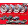 4 jantes Barock 7x16 + 8x16 5x112 Mercedes 123  123 107 108 109 116 126