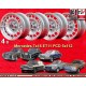 4 jantes Barock 7x16 5x112 Mercedes 123  123 107 108 109 116 126 silver/polished