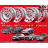 4 llantas Barock 7x16 + 8x16 5x112 Mercedes 123  123 107 108 109 116 126