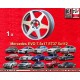 Mercedes Evolution 7,5x17 ET37 5x112 silver/diamond cut 124 201 202 203 204 208 209 210 170 171 172 HO cerchio wheel jante felge