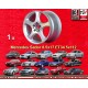 1 wheel Sator 8.25x17 5x112 Mercedes 124  124 129 201 202 203 204 207 208 209 210 211 212 170 171 172 HO silver/diamond 