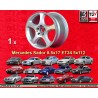 1 Felge Sator 8.25x17 5x112 Mercedes 124  124 129 201 202 203 204 207 208 209 210 211 212 170 171 172 HO silver/diamond 