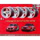 4 Felgen Campagnolo 8x13 4x108 Ford Alfa Romeo GT  GT GTA GTC 105 Ford Escort Mk1 2 Capri Cortina Taunus TC silver