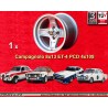 1 Felge Campagnolo 8x13 4x108 Ford Alfa Romeo GT  GT GTA GTC 105 Ford Escort Mk1 2 Capri Cortina Taunus TC silver