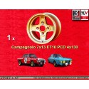 1 llanta Campagnolo 7x13 4x130 Skoda Lancia Fulvia  Fulvia Zagato Coupe Skoda MB1000 MB1100 105 110 120 130 gold