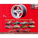 1 Felge Campagnolo 7x13 4x98 Lancia Autobianchi Fiat 124  124 Abarth Berlina Coupe Spider 125 127 128 131 X19 A112 Beta 
