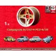 1 Stk Felge Skoda Campagnolo 8x13 ET-4 4x130 silver Skoda MB1000,MB1100,105,110,120,130, Lancia Fulvia Coupe