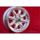 Mini Minilite 5.5x13 ET25 4x101.6 silver/diamond cut Mini Mk1-3 wheel