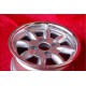 Mini Minilite 6x13 ET16 4x101.6 silver/diamond cut Mini Mk1-3 wheel