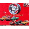 1 cerchio Alpine 5x13 ET24 3x130 Renault R4  silver