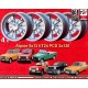 4 pcs. wheels Renault A110 5x13 ET24 3x130 silver R4 R5 R6