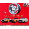 1 jante Alpine 5x13 3x150 Renault R12  R12 R15 R16 R17 silver