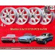 Ford Minilite 5.5x13 ET25 4x108 silver/diamond cut Escort Mk1,Mk2, Capri, Cortina cerchi wheels jantes llantas felgen