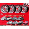 4 Felgen OE steel 5x13 5x112 Mercedes 105  105 110 111 112 120 121 128 180 black