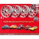 4 Felgen Minilite 5x15 + Radbolzen KB20 126 5x170 Saab 92  92 93 95 96 V4 Sonett