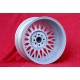 4 pcs BMW,Opel,Volkswagen Super RS 7x16 ET28 4x100 silver/diamond cut 3 serie E21 E30 Volkswagen Golf 1-3 Sciroc