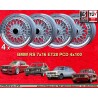 4 Felgen Super RS 7x16 4x100 Opel Volkswagen BMW E30  E30 E21 3 serie Volkswagen Golf 1-3 Scirocco 1 2 Jetta 1 2 Vento P