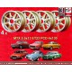 4 cerchi MTX 5.5x13 ET23 4x130 Skoda MB1000  gold/diamond cut