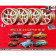 4 cerchi MTX 5.5x13 ET23 + kit dadi KM20 126 4x130 Skoda MB1000 