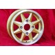 4 cerchi MTX 5.5x13 + kit dadi KM20  SW19 3 8'' UNF x34 60° 4x130 Skoda MB1000 MB1100 105 110 120 130