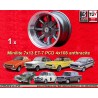 1 Felge Minilite 7x13 4x108 Lotus Talbot Sunbeam Ford Escort  Escort Mk1-2 Capri Cortina Caterham Seven Westfield anthra