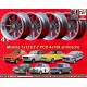 Ford Minilite 7x13 ET-7 4x108 anthracite/diamond cut Escort Mk1-2, Capri, Cortina cerchi wheels llantas felgen jantes