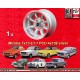 1 Felge Minilite 7x13 4x108 Lotus Talbot Sunbeam Ford Escort  Escort Mk1-2 Capri Cortina Caterham Seven Westfield silver