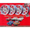 4 llantas Minilite 5.5x13  + tuercas KM8 126 5x130 Honda NSU S800  S800 S600 NSU TT TTS 110 1200C Wankelspider