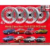 4 Felgen WCHE 7x15 4x98 Fiat Lancia Alfa Romeo Alfetta  Alfetta GT  GTV 33 75 1.6i 1.8i 2.0TDI 90 164 Giulietta Fiat 124