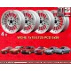 Alfa Romeo WCHE 7x15 ET25 5x98 silver/diamond cut Alfetta GTV 2.5, 75 1.8T, 2.0i, 3.0i, 156, 164 cerchi wheels jantes felgen lla