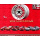 1 Felge WCHE 7x15 5x98 Alfa Romeo Alfetta  Alfetta GTV 2.5 75 1.8T 2.0i 3.0i 156 164 silver/diamond cut