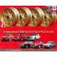 Lancia Cromodora 6x14 ET22.5 4x130 gold Fulvia, 2000 cerchi wheels jantes llantas felgen