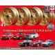 4 llantas Cromodora CD28 6x14  + tornillos KB4 126 4x130 Lancia Fulvia  Fulvia 2000