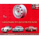 1 jante TZ 5.5x15 4x145 Lancia Aurelia  Aurelia serie 1-3 silver