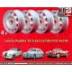 Lancia Tecnomagnesio 5.5x15 ET28 4x145 silver Aurelia Series 1-3 cerchi wheels jantes llantas felgen