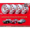 4 wheels TZ 5.5x15 4x130 Lancia Flavia  Flavia  silver