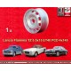 1 wheel TZ 5.5x15 4x145 Lancia Flaminia  Flaminia  silver