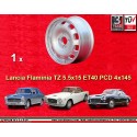 1 wheel TZ 5.5x15 4x145 Lancia Flaminia  Flaminia  silver