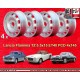 4 jantes TZ 5.5x15 4x145 Lancia Flaminia  Flaminia  silver