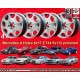 4 jantes 8 Holes 8x17 5x112 Mercedes 124  124 129 201 202 203 208 209 210 HO 170 171 polished