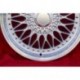 1 llanta RC90 7.5x17 5x120 BMW E12  E12 E28 E34 5 series E24 6 series E23 E32 E3 E9 7 series silver/diamond cut