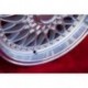 1 cerchio RC90 7.5x17 ET11 5x120 BMW E12  silver/diamond cut